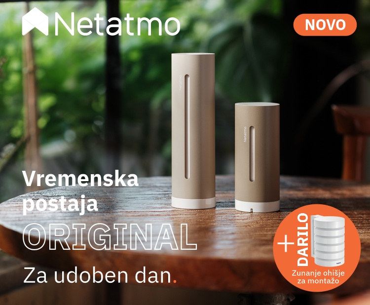 Netatmo | Vremenska postaja ORIGINAL - vreme in kvaliteta zraka na dlani